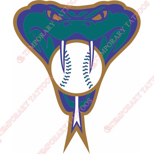 Arizona Diamondbacks Customize Temporary Tattoos Stickers NO.1382